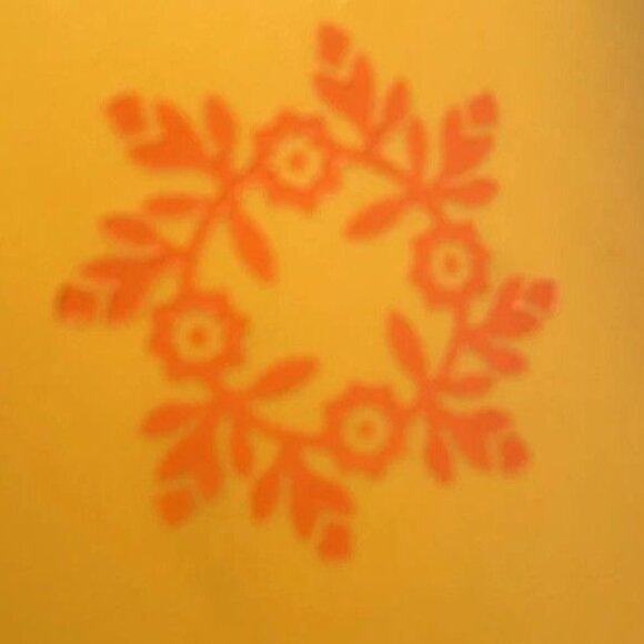 Vtg Tupperware Goldenrod Harvest Wreath 18-Cup Canister,Lid 1626-2 - Picture 5 of 5